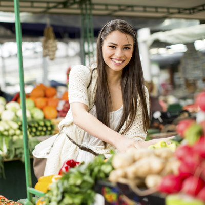 Wochenmarkt in Barsbek