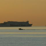 StenaLine_im_Sonnenuntergang